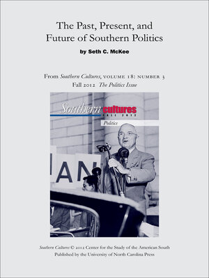 cover image of The Past, Present, and Future of Southern Politics